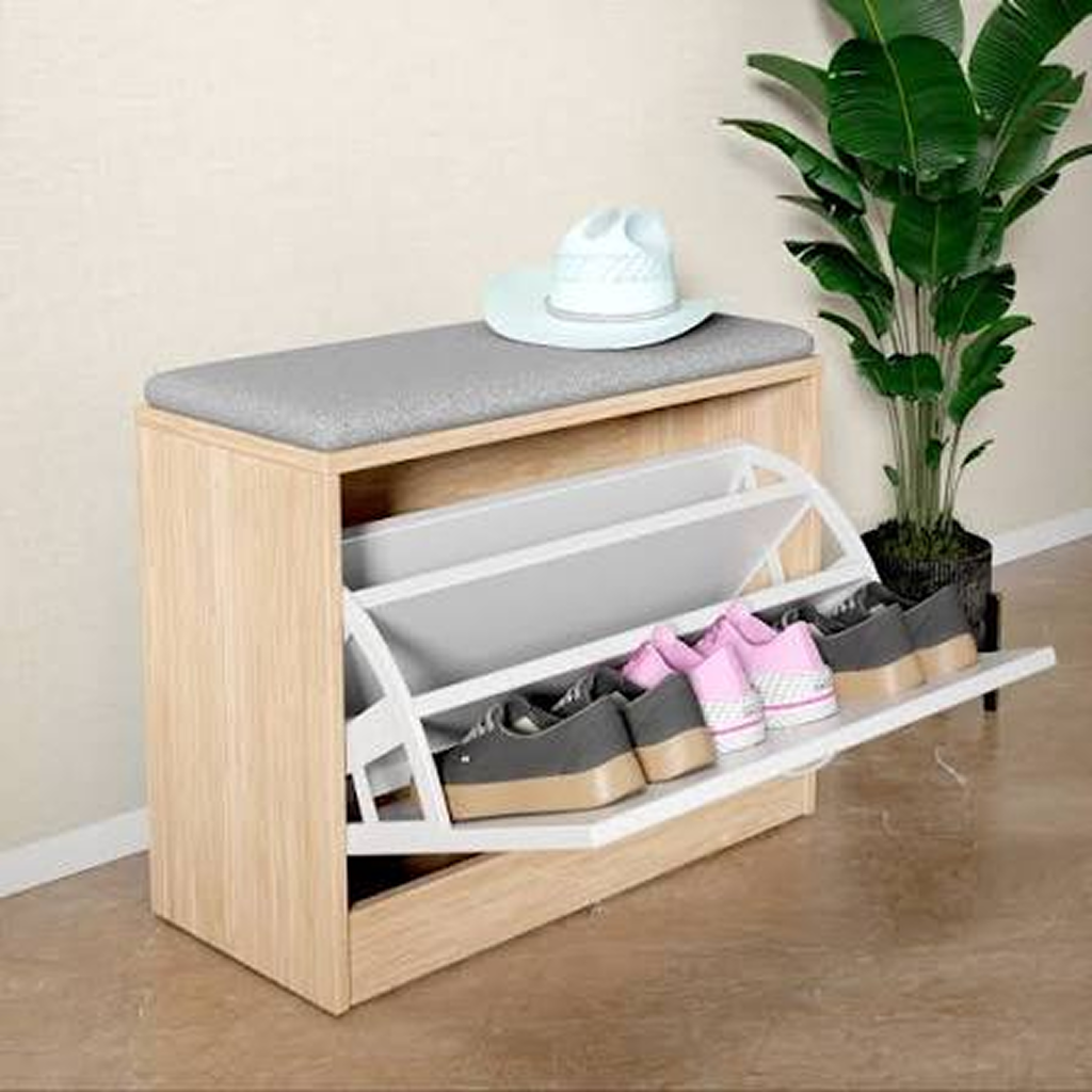 Bench-Top Shoe Rack — Shoe Rack