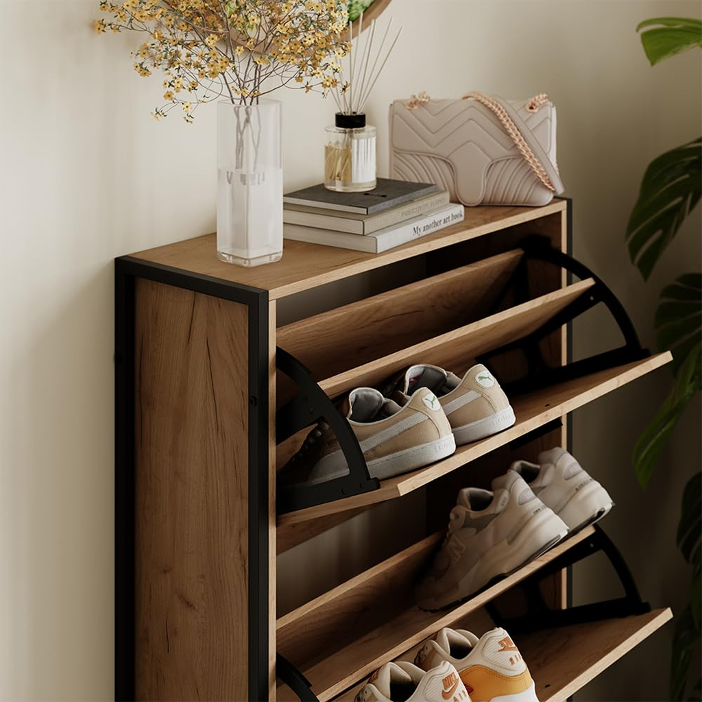 Foldable Flap-Door Rack — Shoe Rack