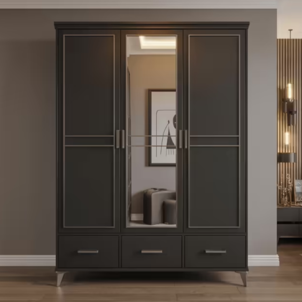 Slim-Fit Almirah — Wooden Almirah