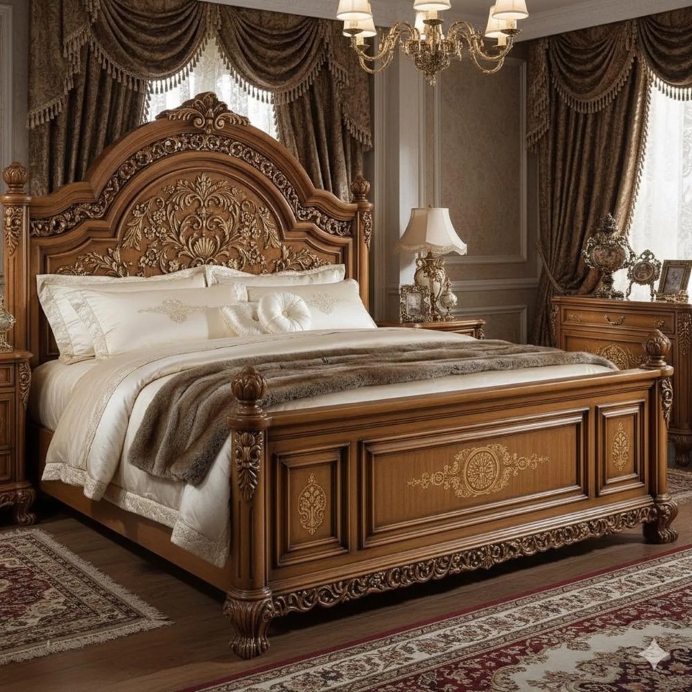 Wooden Bed