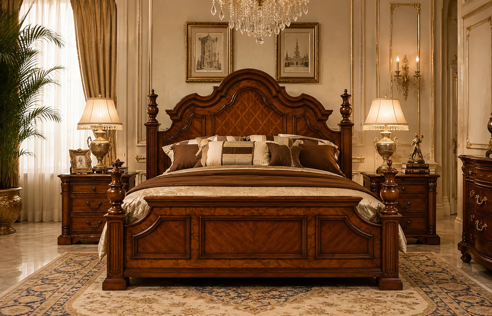 Wooden Bed